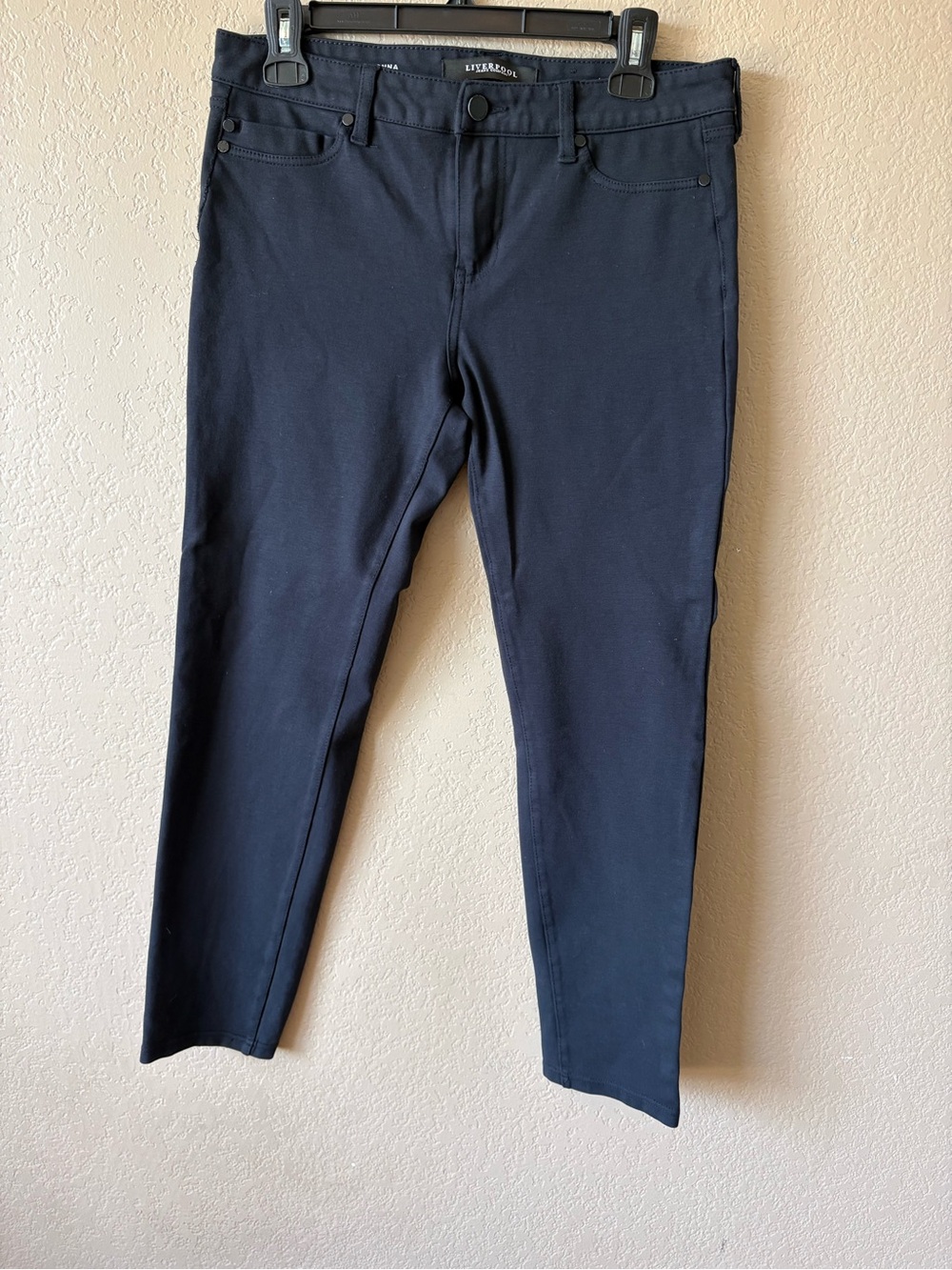 Liverpool Jeans Company Women's Black Madonna Legging Jeans Size 10